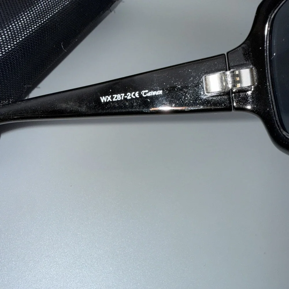 WILEY WX Z87-2 Black Authentic Sunglasses Black gradient lens PS+ includes Case